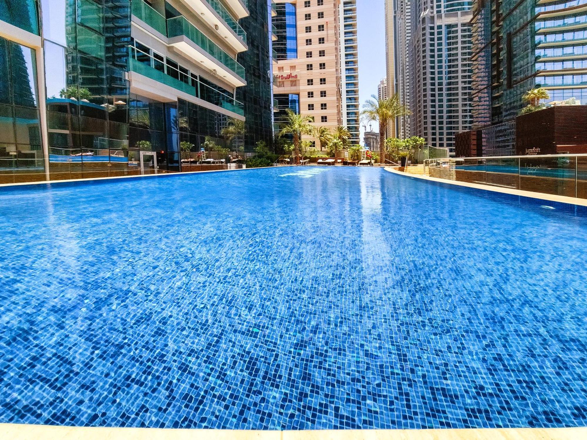迪拜Ultra Modern 1Bd In Damac Heights Marina公寓 外观 照片